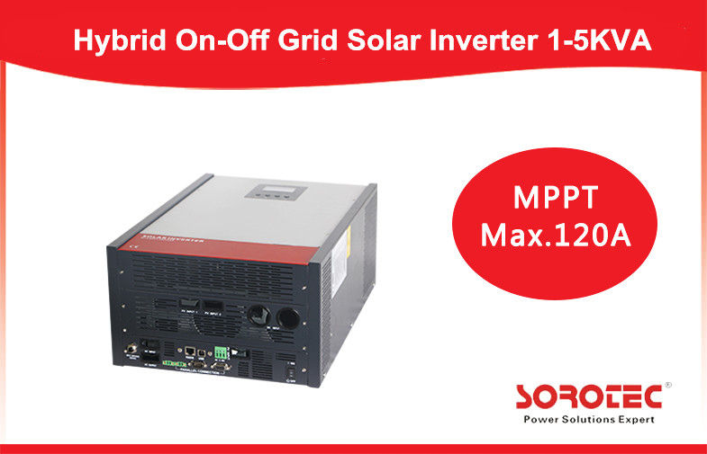 Hybrid 1kva 12v Solar Power Inverters , MPPT Controller solar off grid inverter