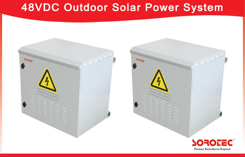 Hot Swappable Telecom Solar Power Systems , Hybrid Solar System With Protection Degree IP55